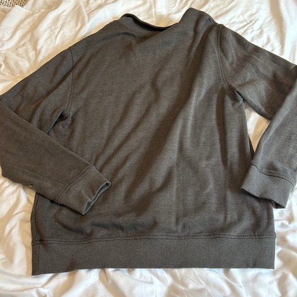 Van Heusen Mends Zipper Pullover Brownish/Grey - Picture 4 of 4
